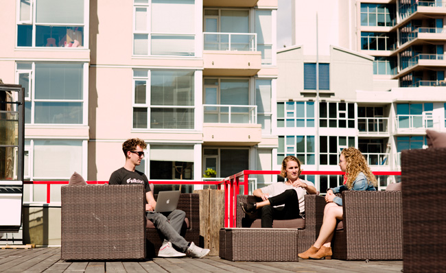 The Roof Patio at 838 Fort St.